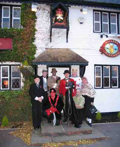 Outside the Saracen's Head