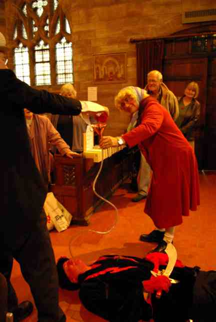 The Warburton Souling Play in Warburton Church