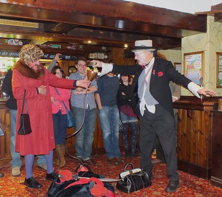 The last 'Cure' of 2013 in The Saracen's Head (photo: John McNeil)