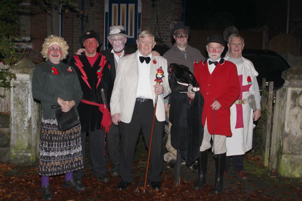 The Gang assembled ready to go out to the Saracen's Head in 2016