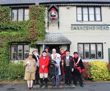 The Gang before heading off to Warburton Church for the Autumn Fair